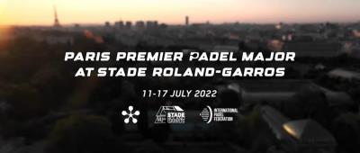 La Federación Francesa de Tenis y Premier Padel anuncian el Premier Padel Major de París