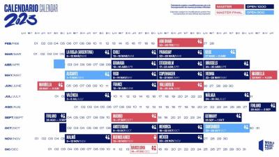 El World Padel Tour presenta el calendario provisional para la temporada 2023